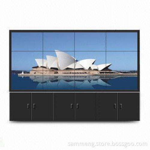 3 x 4-piece 40-inch Spliced Video Wall, Supports RS232 Control and Software Control